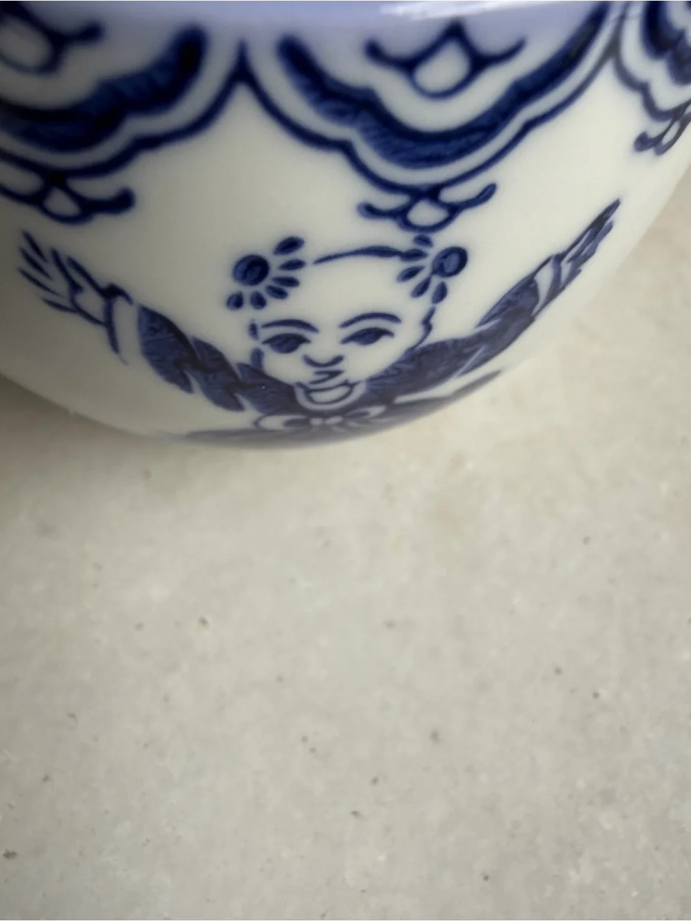 Vintage Blue & White Japanese Teacups